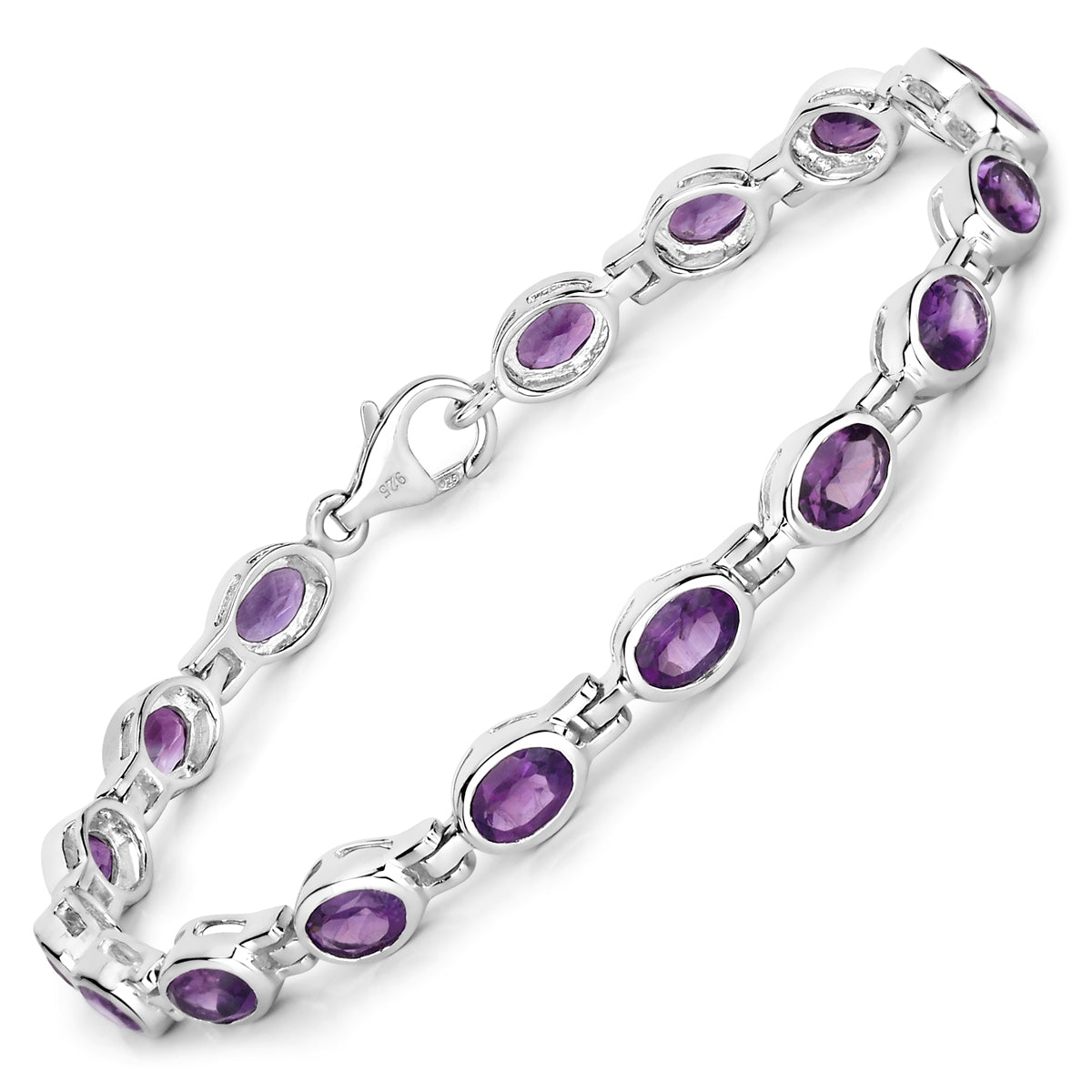 Armband Sterling Silber Amethyst