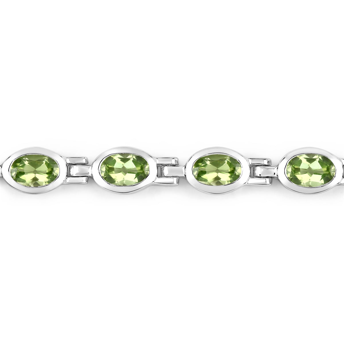 Armband Sterling Silber Peridot grün