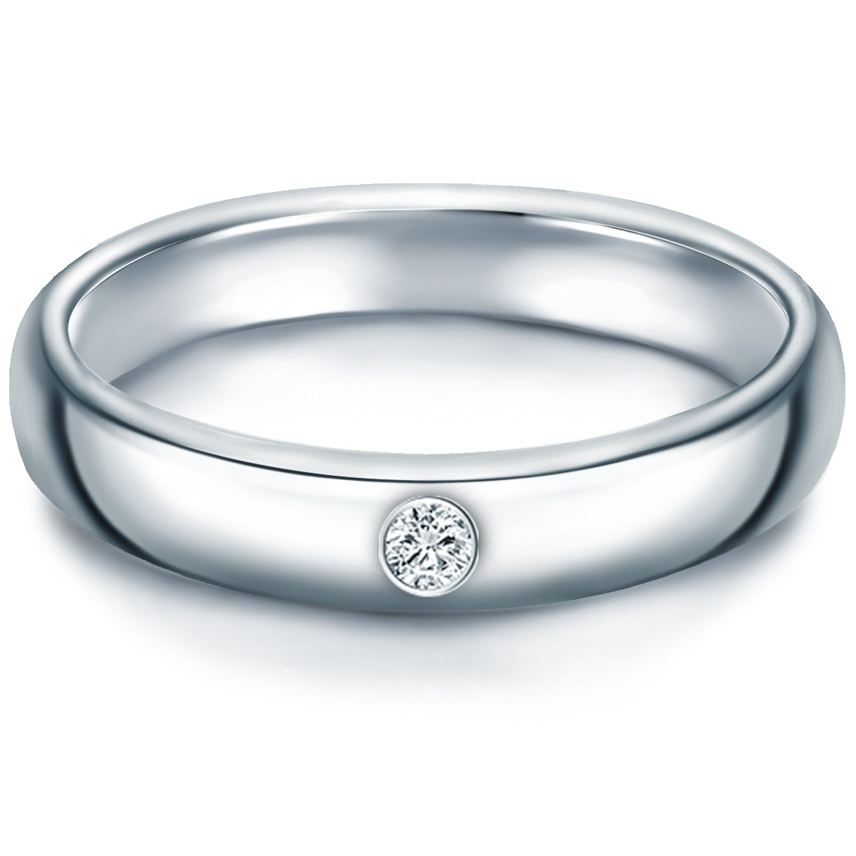 Ring Sterling Silber Zirkonia weiß