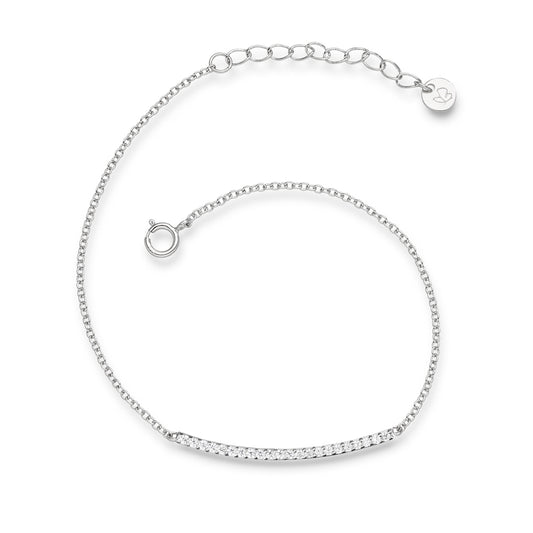 Armband Sterling Silber Zirkonia weiß