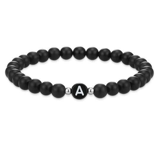 Armband Achat schwarz