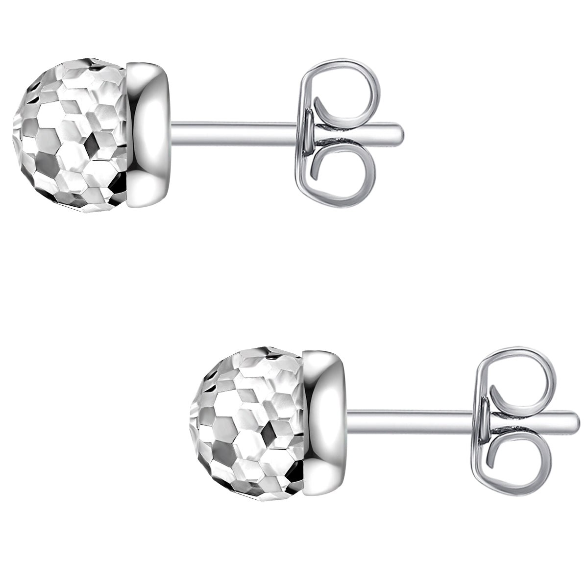 Ohrstecker Sterling Silber verziert mit Kristallen von Swarovski® transparent