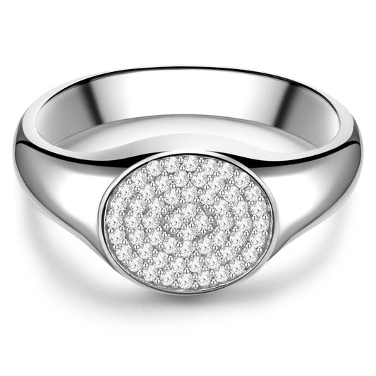 Ring Sterling Silber Zirkonia weiß