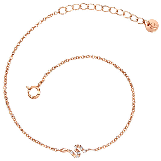 Armband Sterling Silber roségold Zirkonia weiß