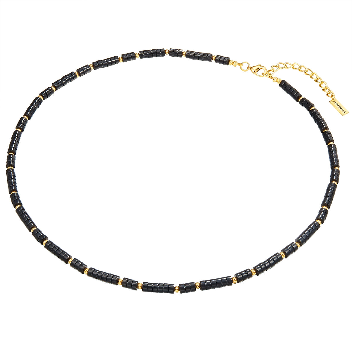 Kette gelbgold schwarz