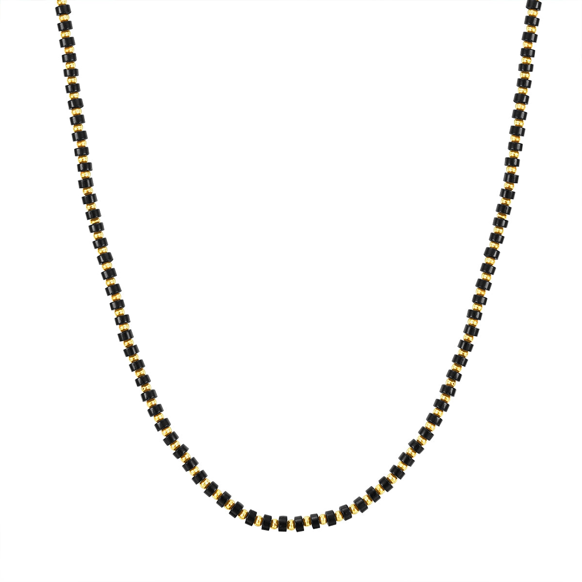 Kette gelbgold schwarz