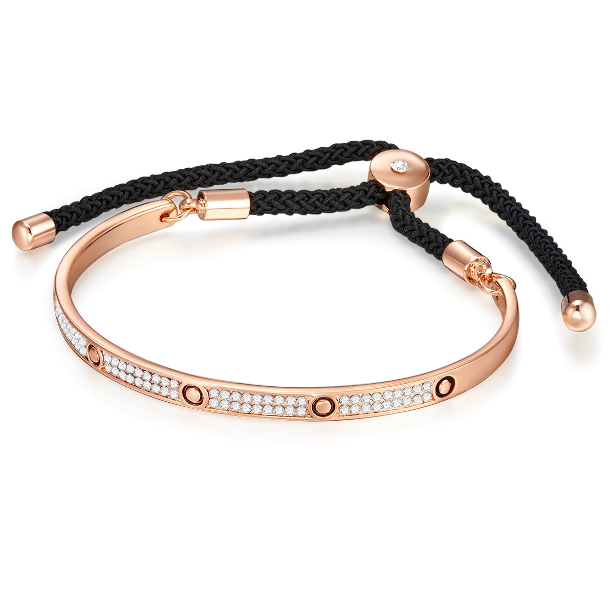 Armband roségold Kristall weiß