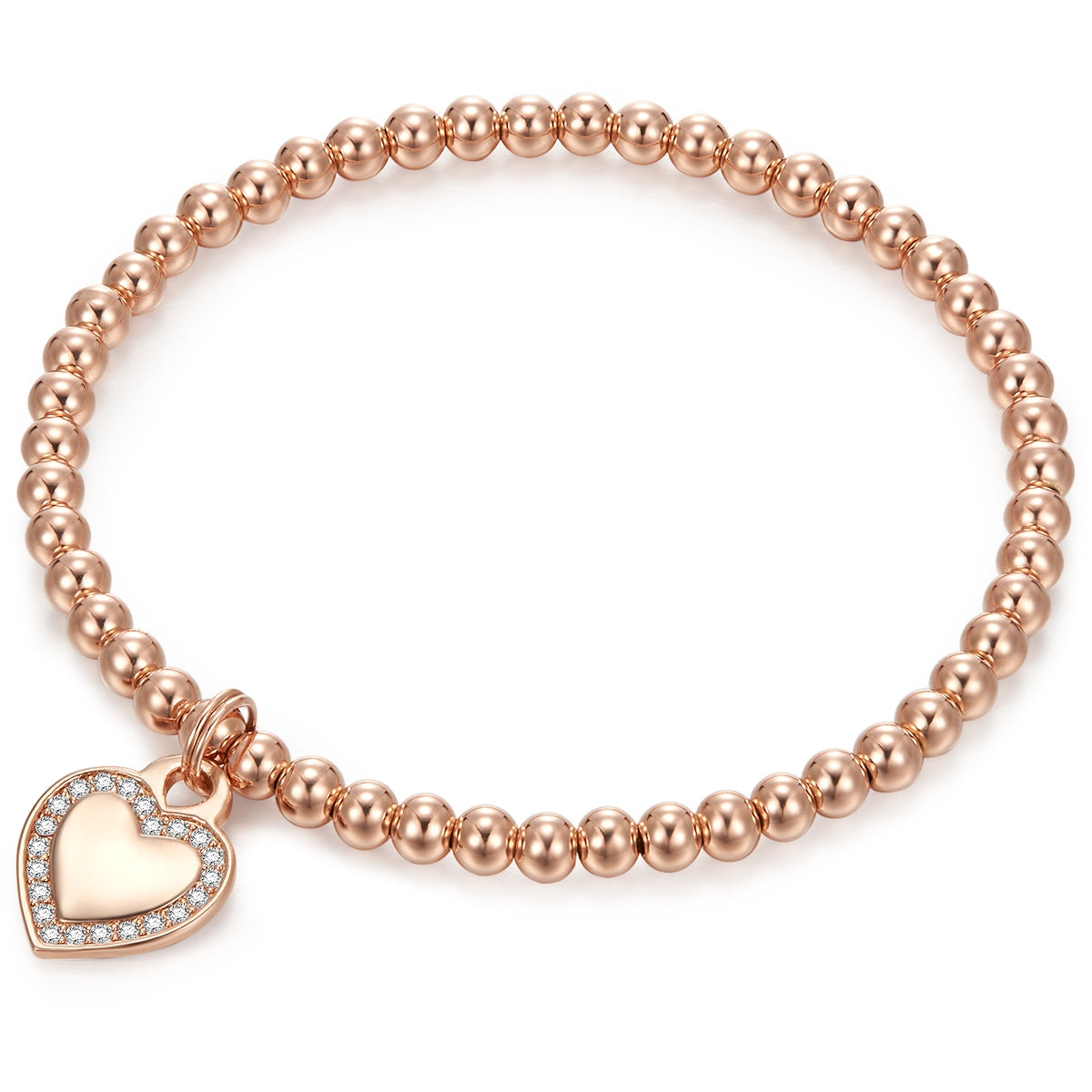 Armband roségold Zirkonia weiß