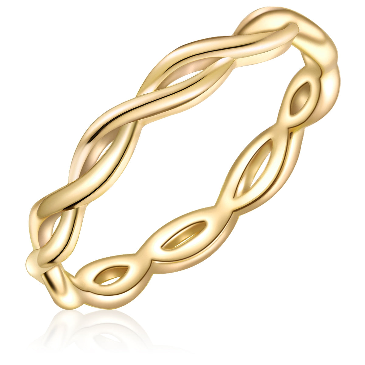 Ring Sterling Silber gelbgold