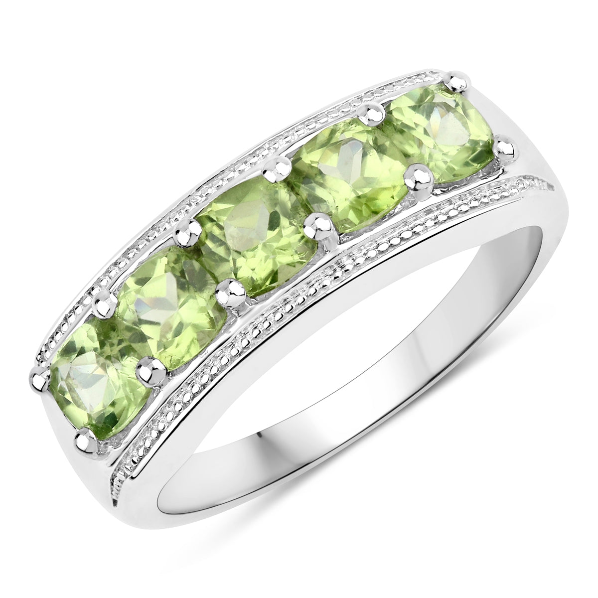 Ring Sterling Silber Peridot grün