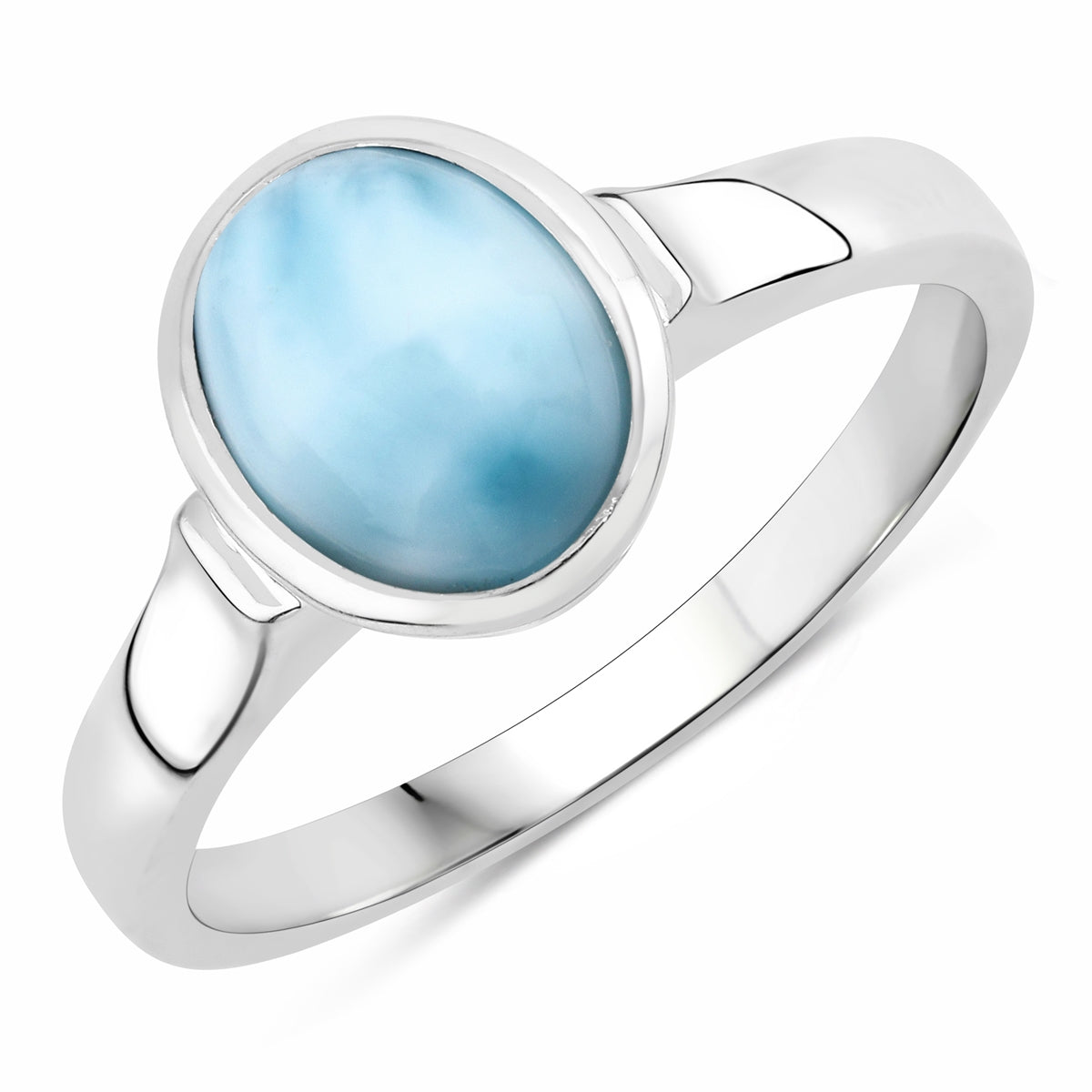 Ring Sterling Silber Larimar türkis