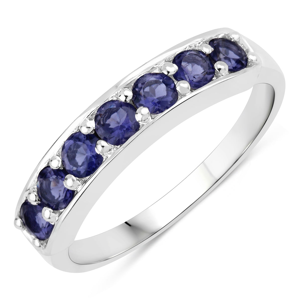 Ring Sterling Silber Iolith blau-violett