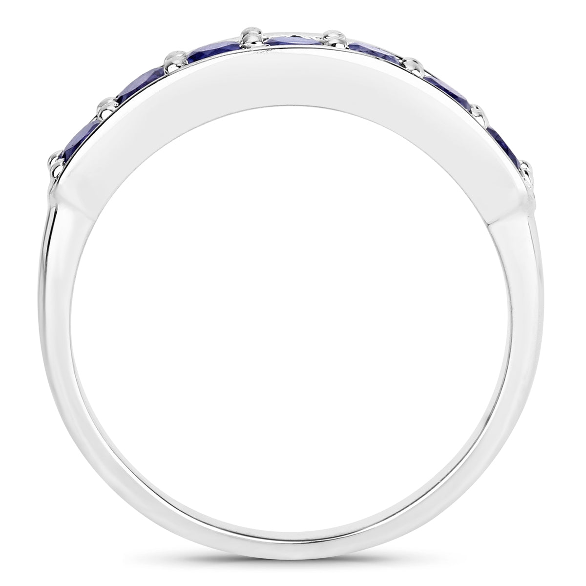 Ring Sterling Silber Iolith blau-violett