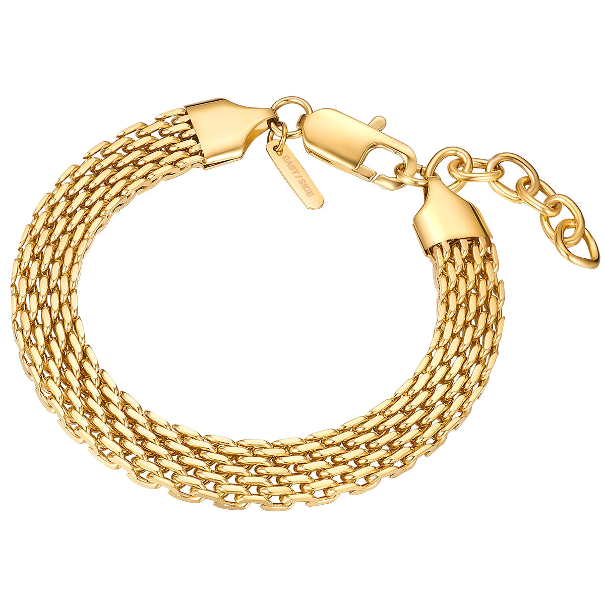 Armband Edelstahl gelbgold