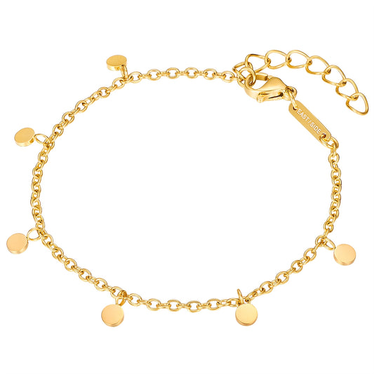 Armband Edelstahl gelbgold