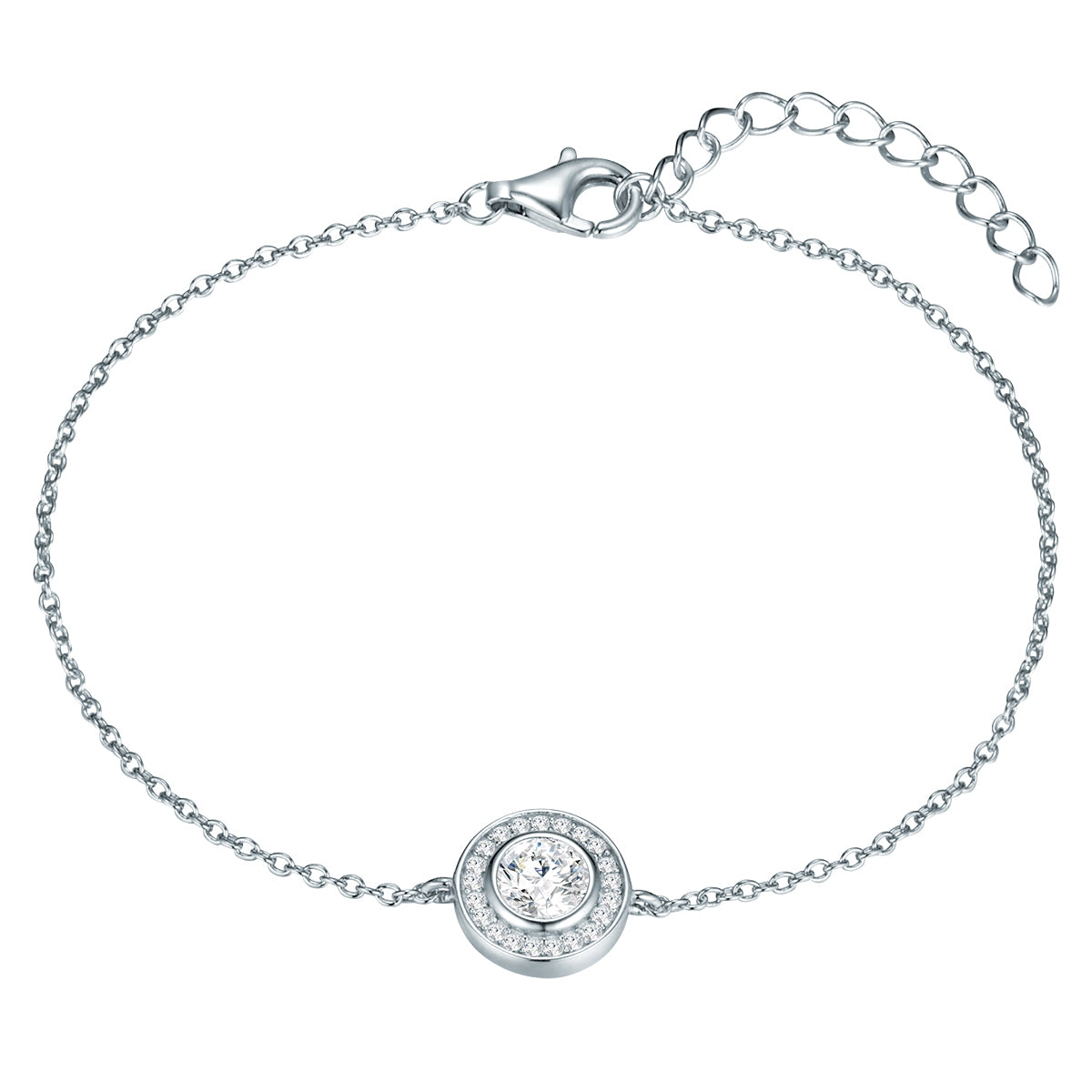 Armband Sterling Silber Zirkonia weiß