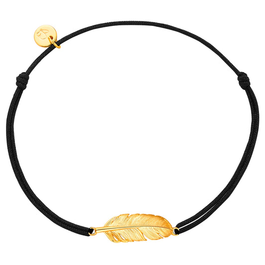 Armband Sterling Silber gelbgold Textil